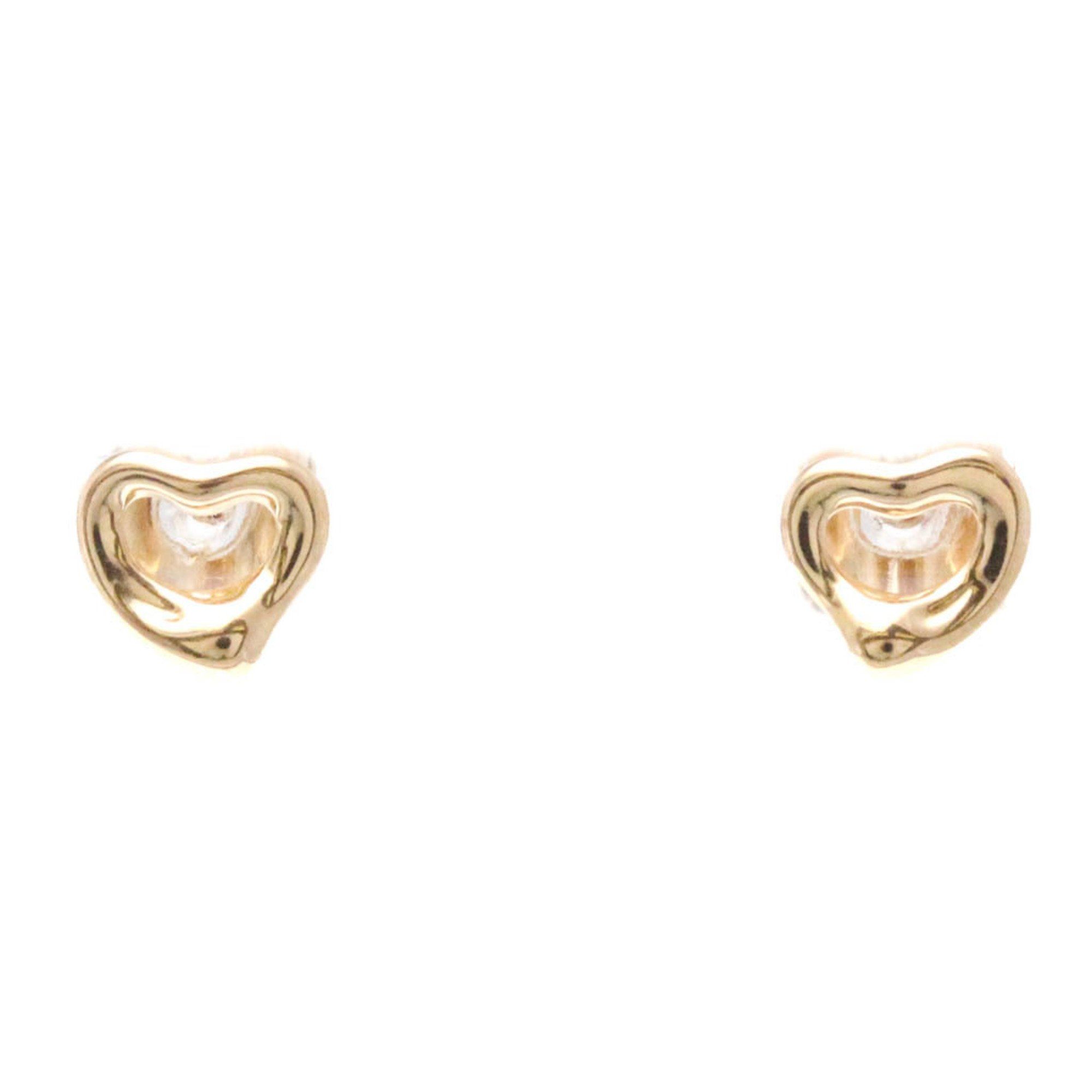 Tiffany Open Heart Earrings Extra Mini No Stone Pink Gold (18K) Stud Earrings Pink Gold