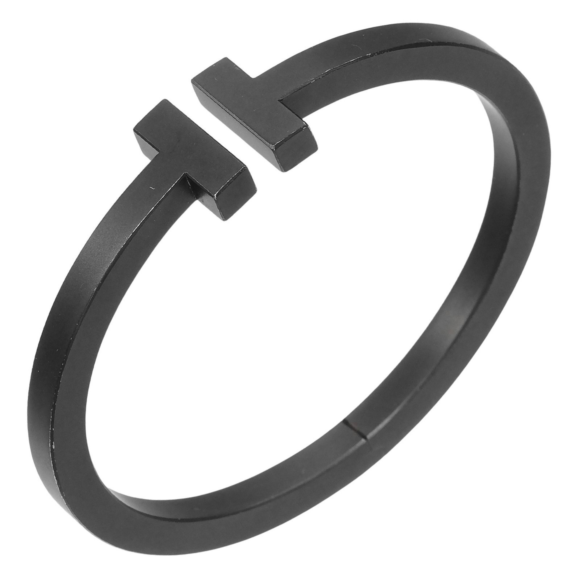 Tiffany & Co. T-Square Bracelet, approximately 17.5cm wrist circumference, stainless steel, 20.68g