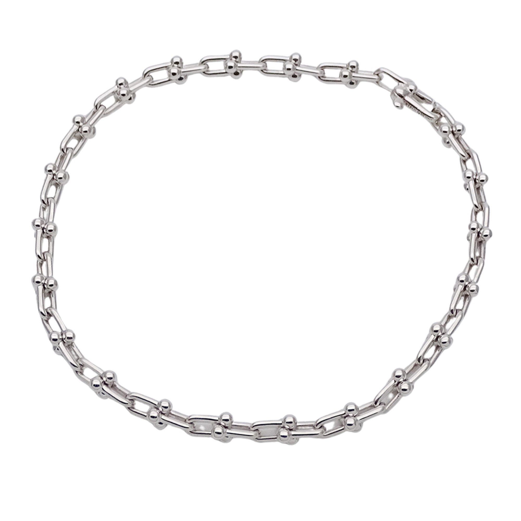 Tiffany TIFFANY & Co. Bracelet Women's Brand SV925 Hardware Micro Link Silver Jewelry