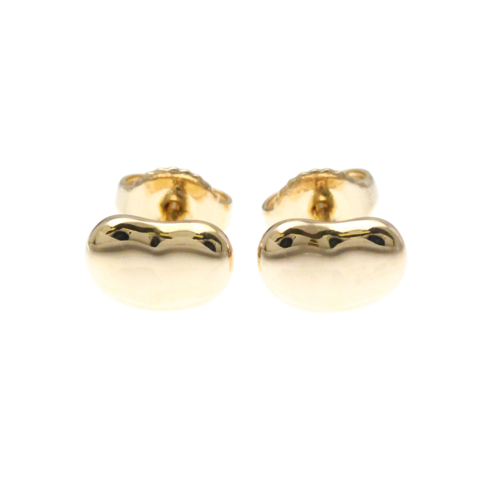 Tiffany Bean No Stone Pink Gold (18K) Stud Earrings Pink Gold