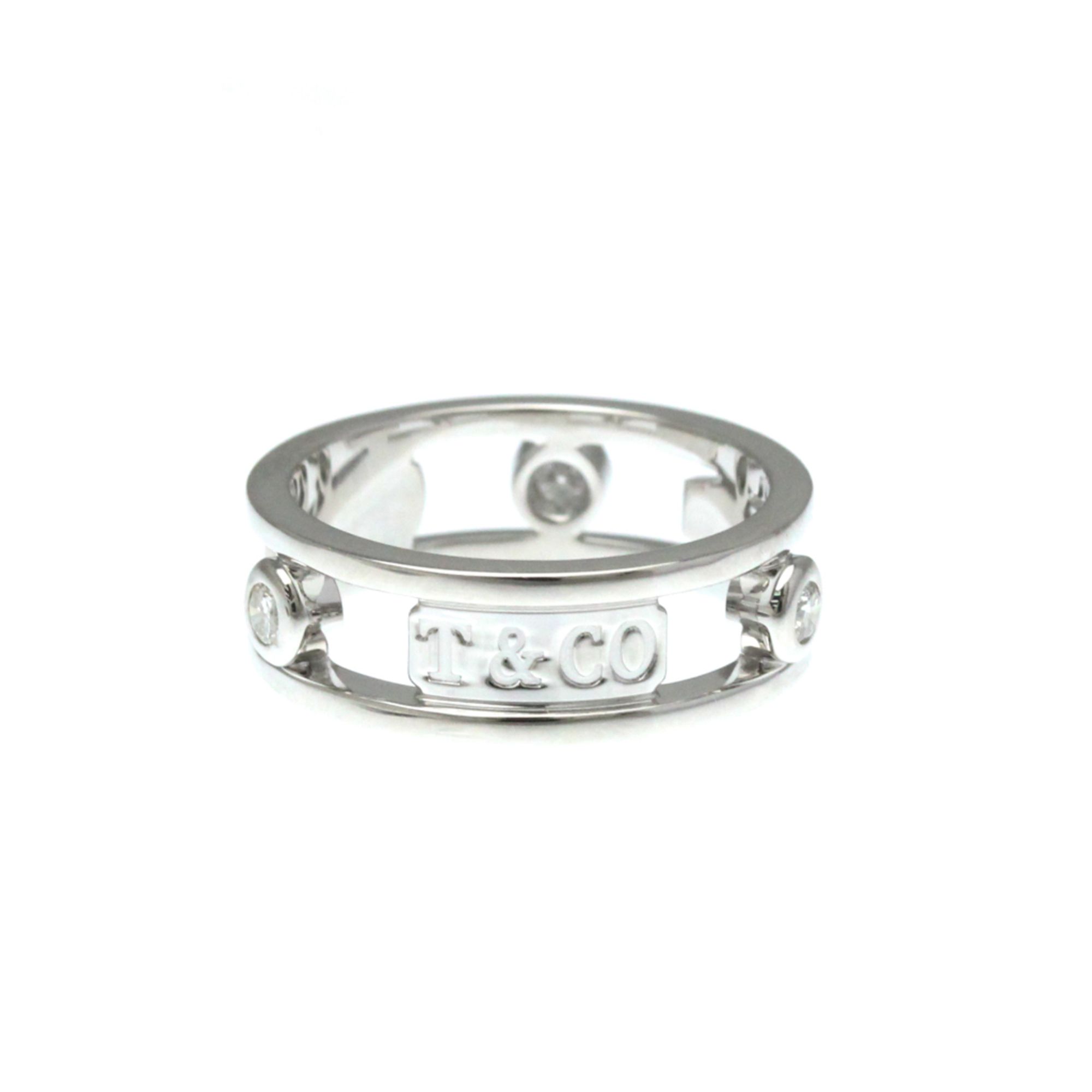 Tiffany 1837 Double Wire Element Ring White Gold (18K) Fashion Diamond Band Ring Silver
