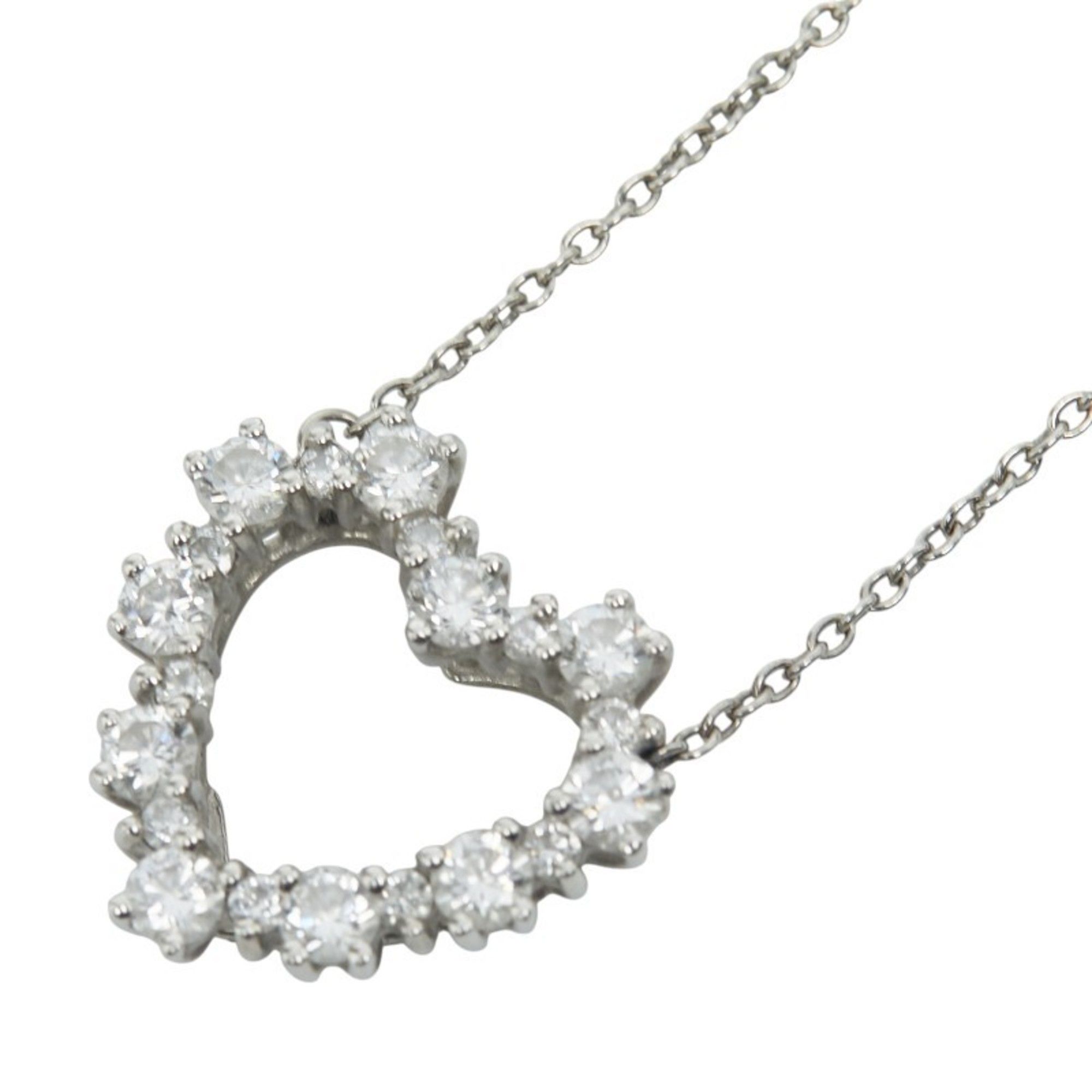 Tiffany & Co. Sentimental Heart Necklace in Platinum (Pt950) for Women. TIFFANY