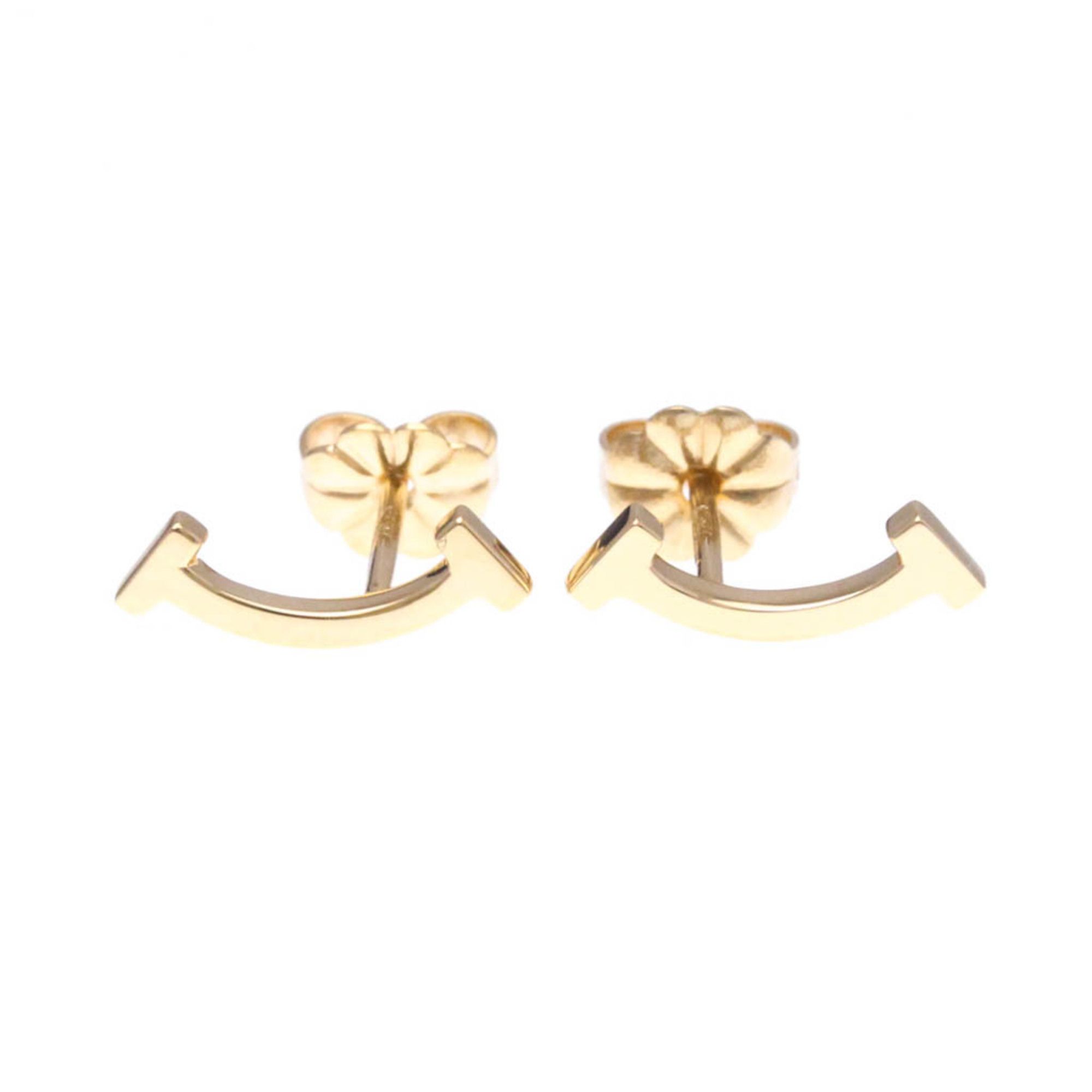 Tiffany Smile No Stone Pink Gold (18K) Stud Earrings Pink Gold
