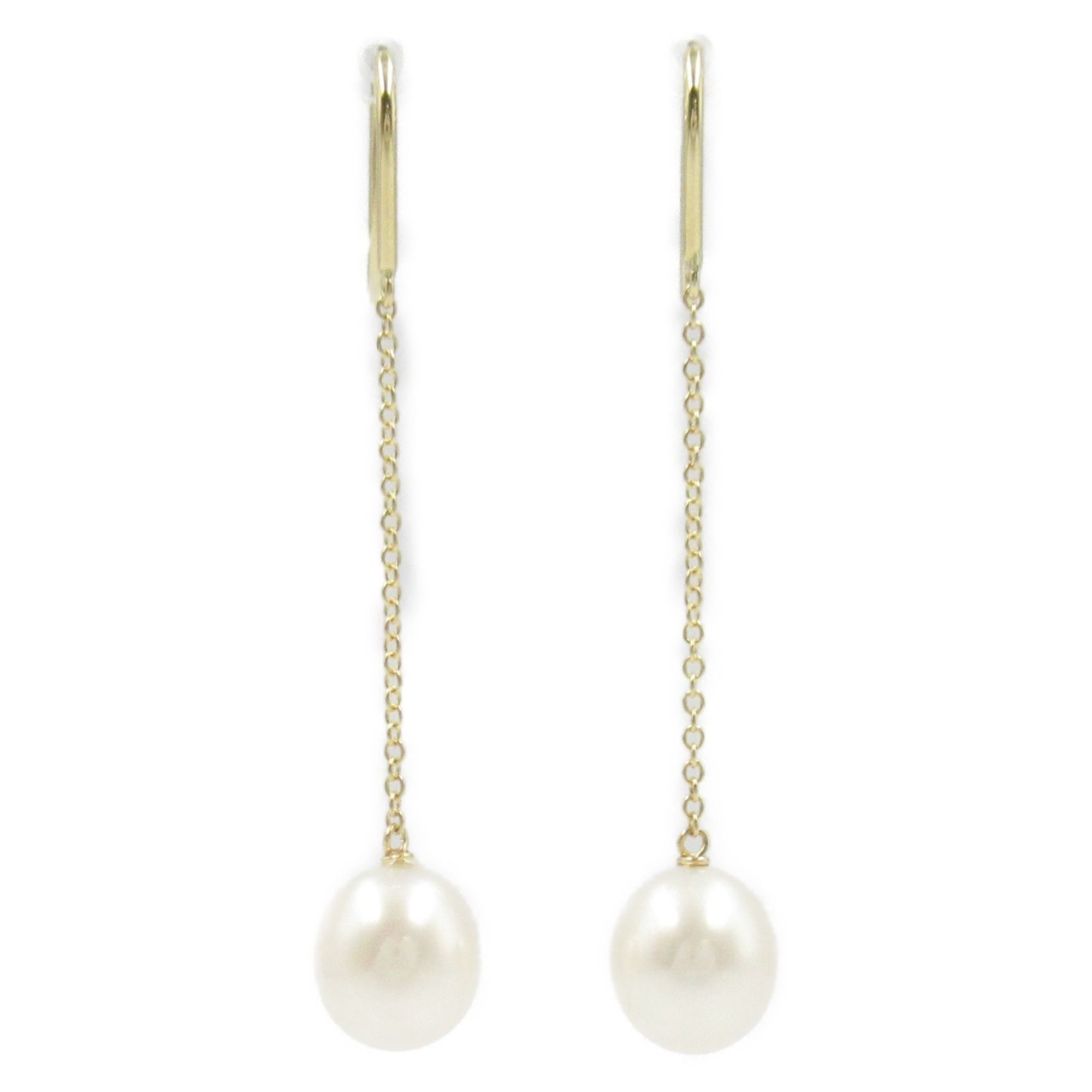 Tiffany & Co. By the Yard Drop Freshwater Pearl Earrings, 18K Yellow Gold, White Pearl, Women's