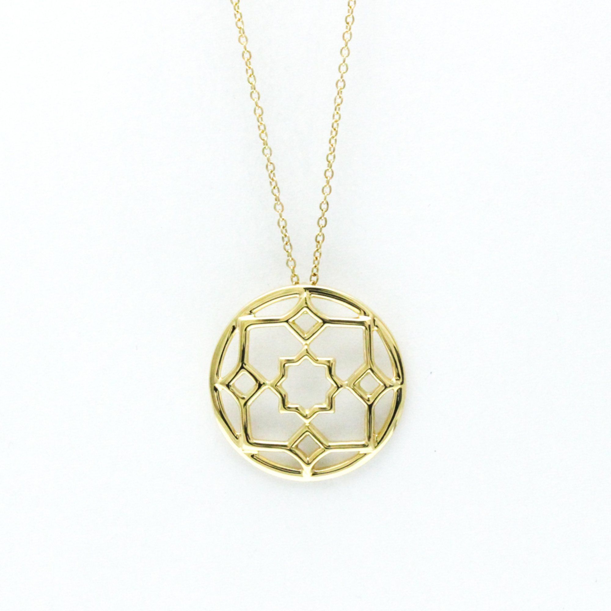 Tiffany Marrakech Necklace Yellow Gold (18K) No Stone Men,Women Fashion Pendant Necklace (Gold)