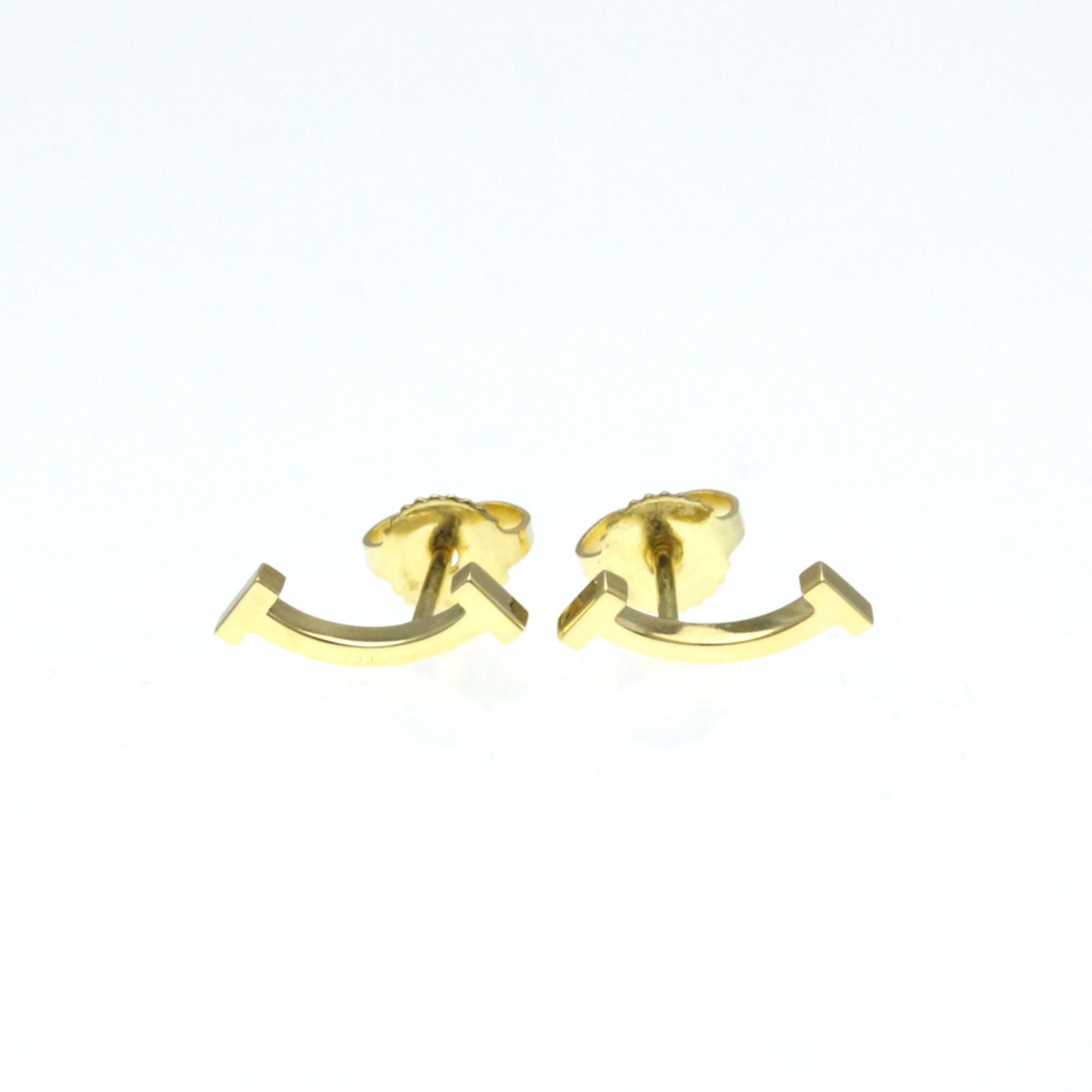 Tiffany Smile No Stone Yellow Gold (18K) Stud Earrings Gold