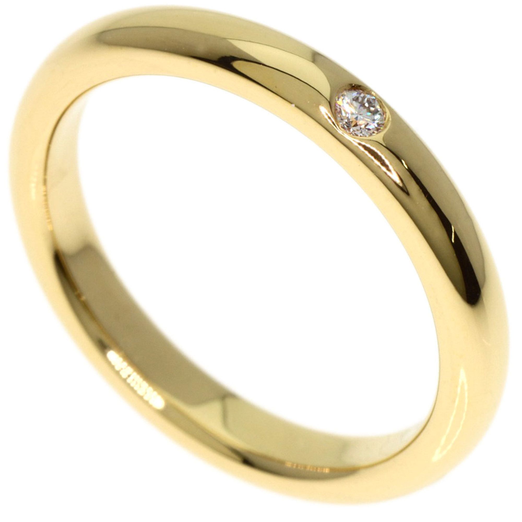 Tiffany & Co. Stacking Band Diamond Ring in 18K Yellow Gold for Women.