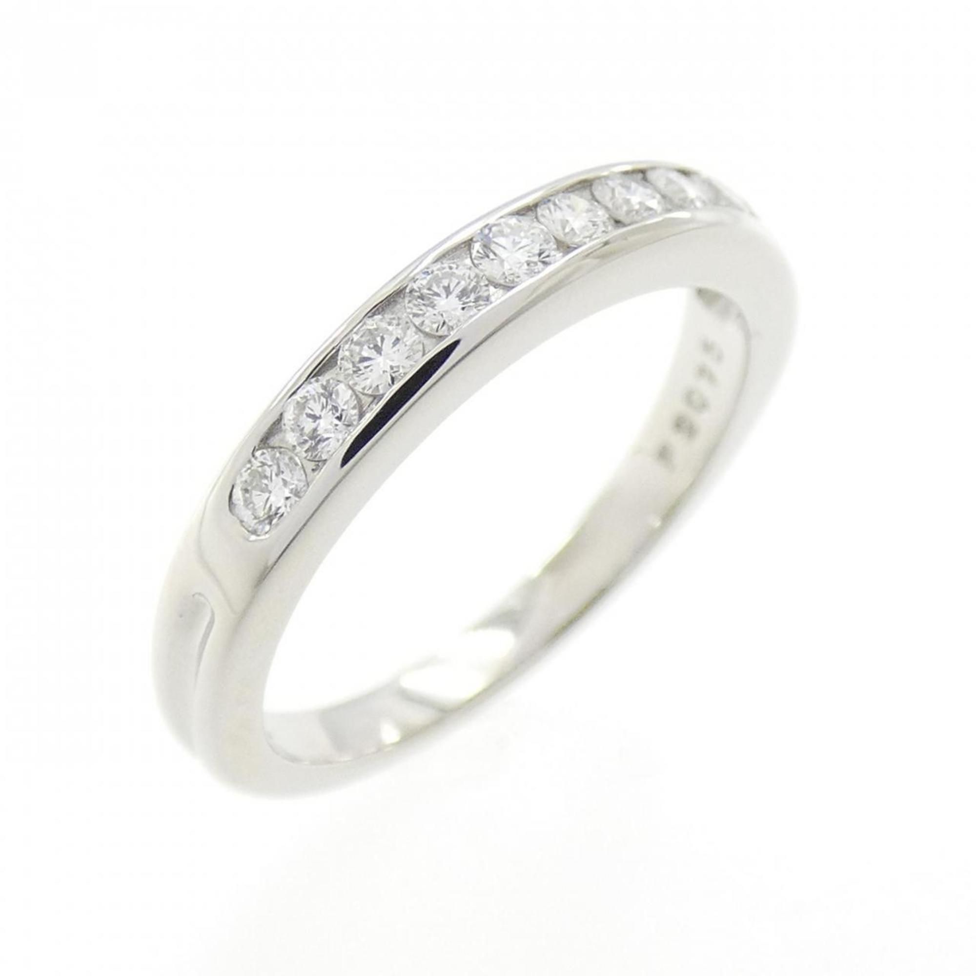 Tiffany Half Circle Channel Setting Ring