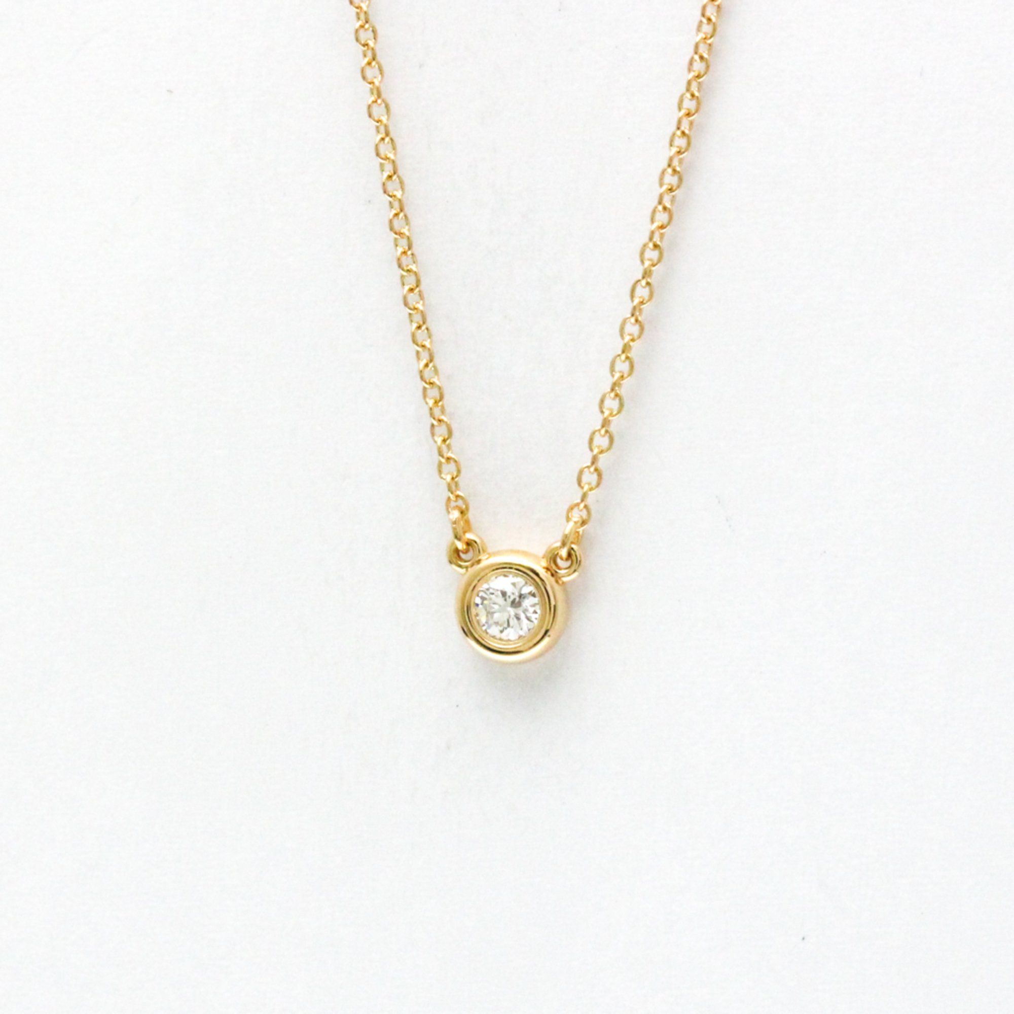 Tiffany By The Yard Diamond Necklace Pink Gold (18K) Diamond Men,Women Fashion Pendant Necklace (Pin
