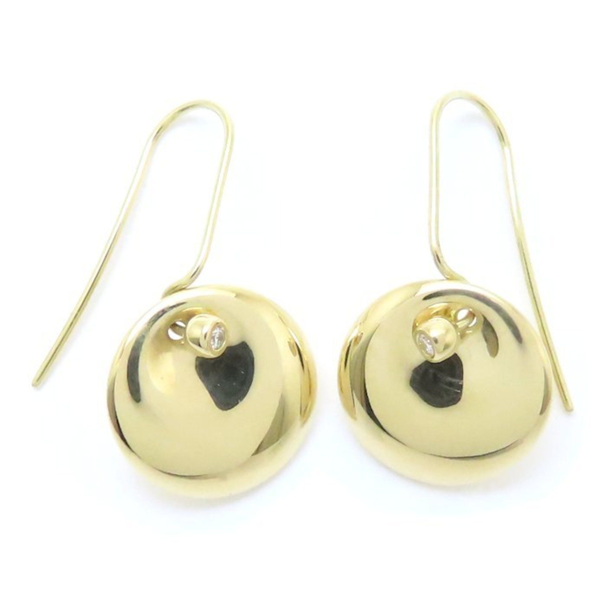 TIFFANY&Co. Tiffany round earrings, diamond, 18KYG yellow gold, 293488