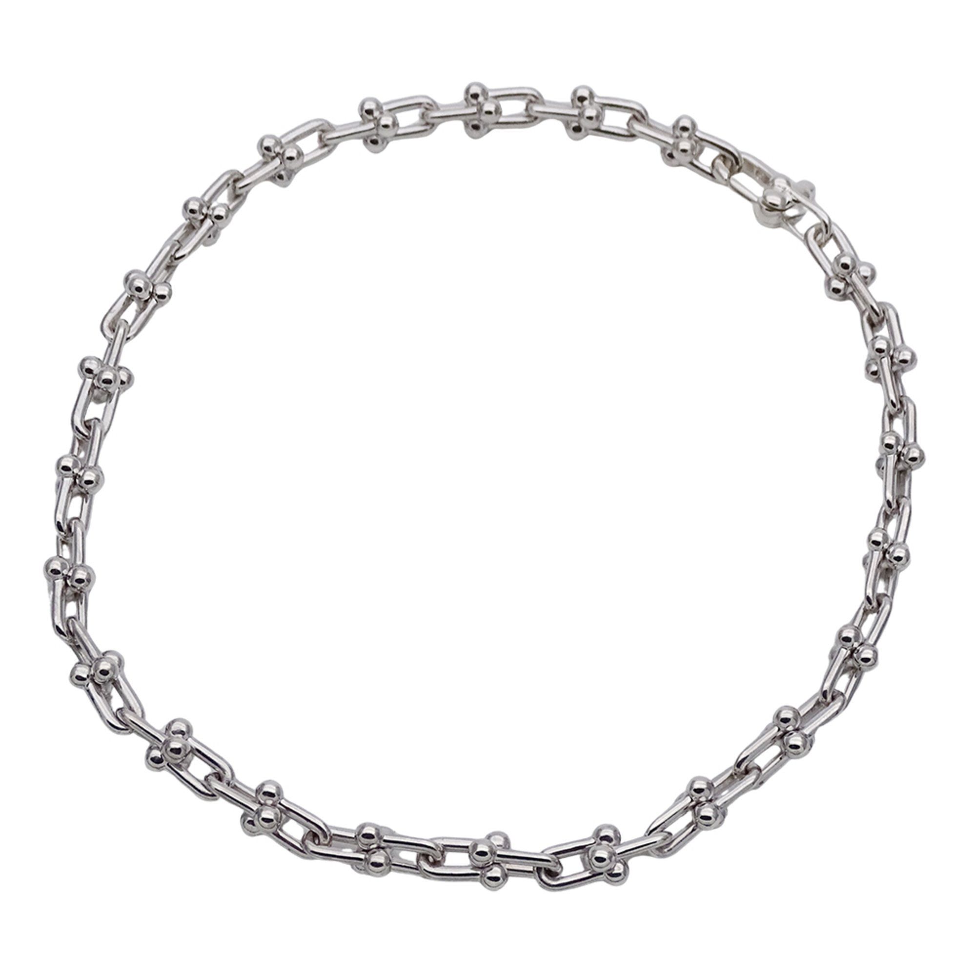 Tiffany TIFFANY & Co. Bracelet Women's Brand SV925 Hardware Micro Link Silver Jewelry