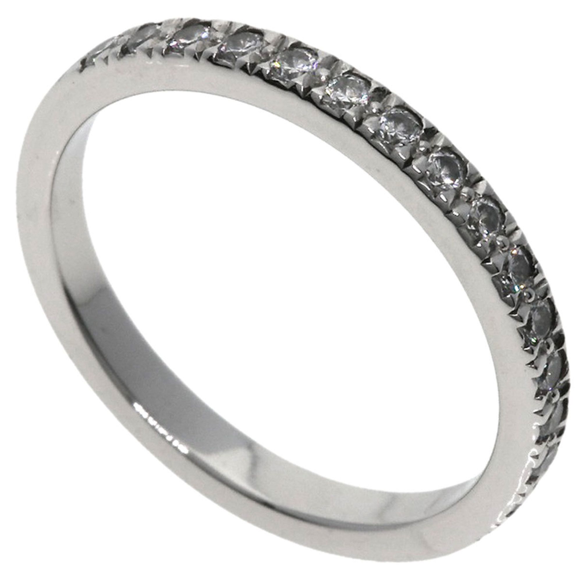 Tiffany Novo Half Eternity Diamond Ring in Platinum PT950 for Women. TIFFANY & Co.