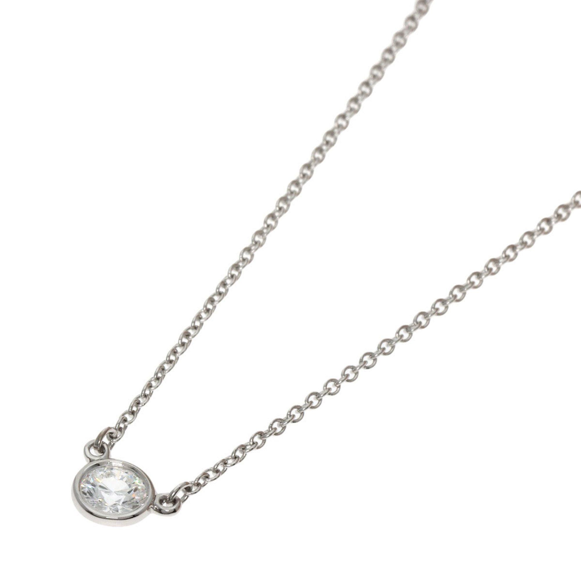 Tiffany & Co. by the Yard Diamond Necklace, Platinum PT950, Women's, TIFFANY