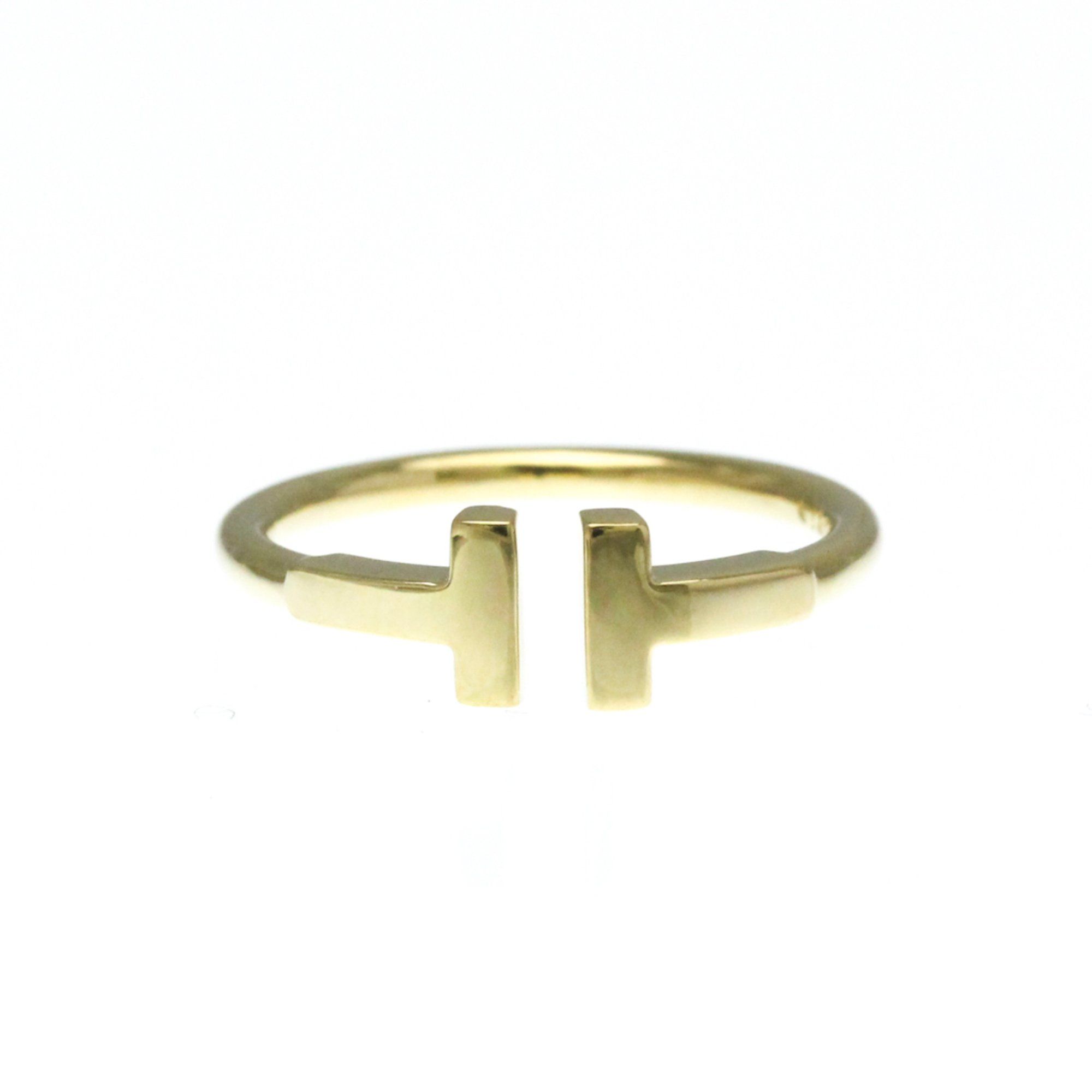 Tiffany T Wire Ring Yellow Gold (18K) Fashion No Stone Band Ring Gold
