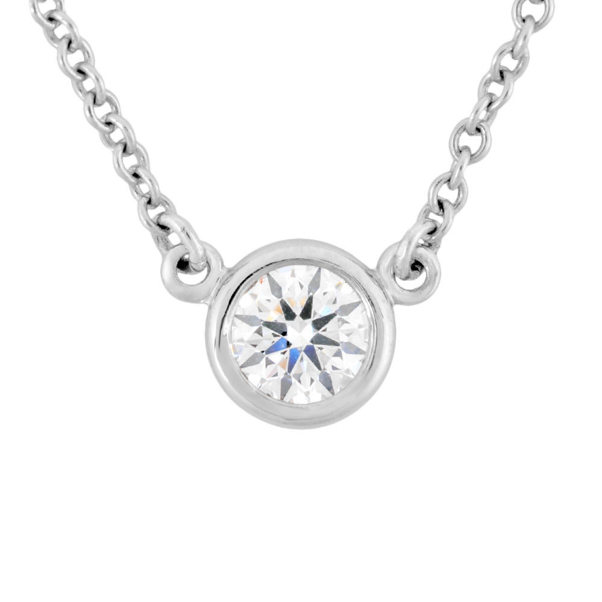 Tiffany & Co. By the Yard Necklace Diamond 0.19ct Pt950 ITIBD7FWXWUQ