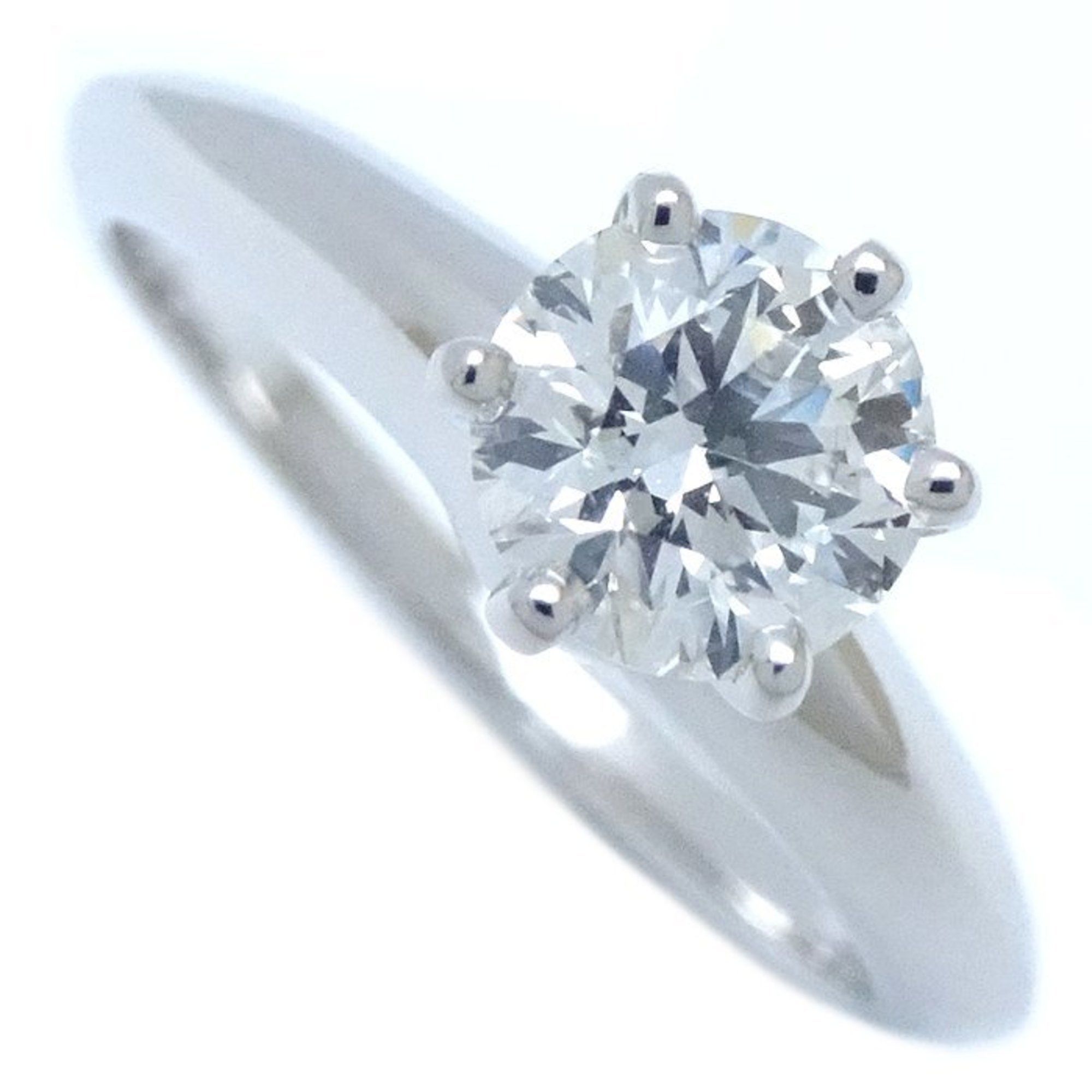 TIFFANY&Co. Tiffany Solitaire Ring, Single Diamond 0.57ct I.VVS2, Pt950 Platinum, 293023