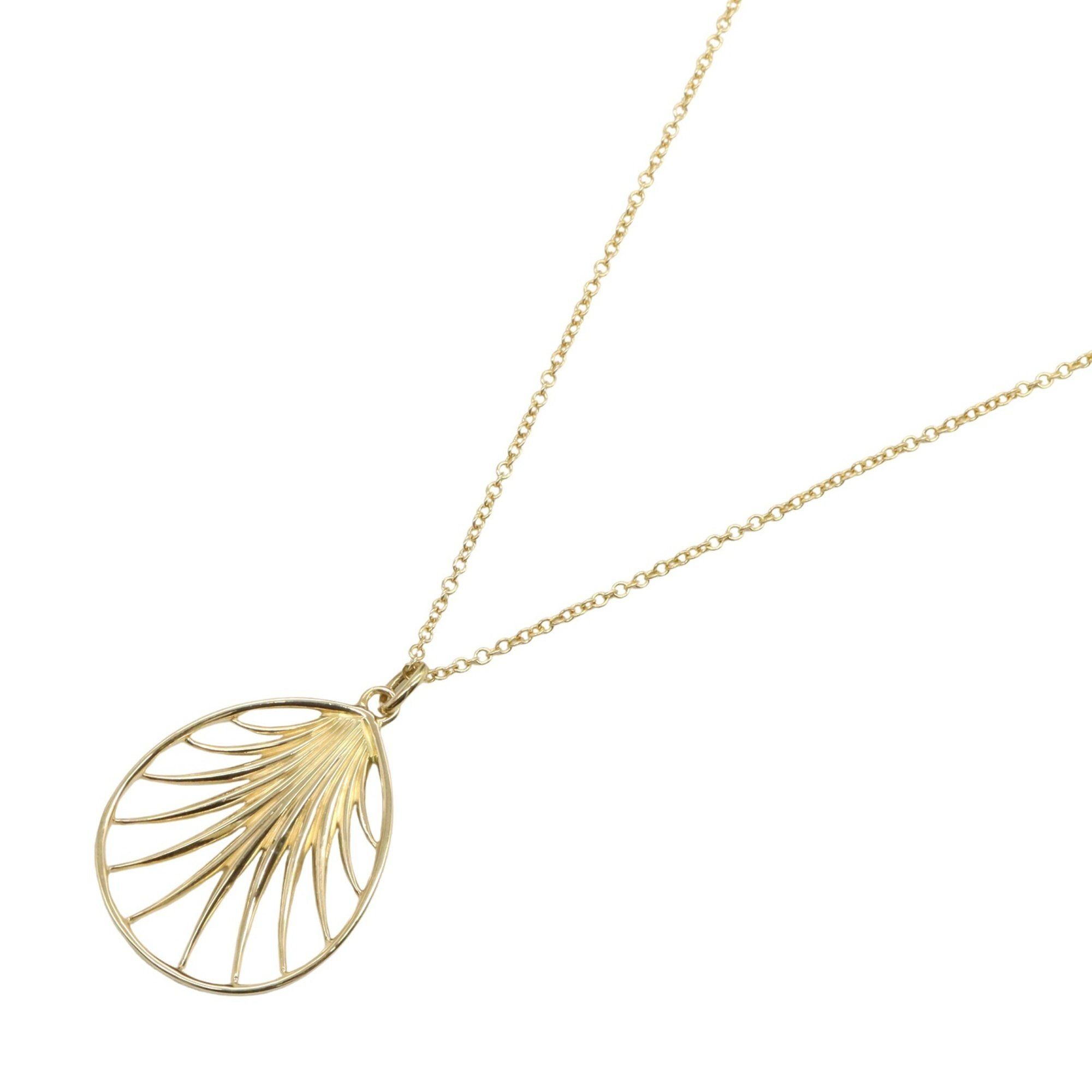 Tiffany & Co. Villa Paloma Palm Necklace, 18K Yellow Gold, Women's