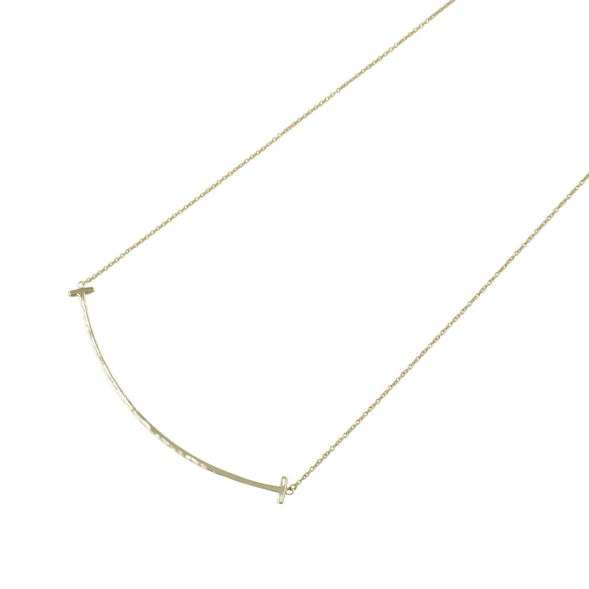 Tiffany & Co. T Smile Large Necklace 18K (Yellow Gold) Women's Gold