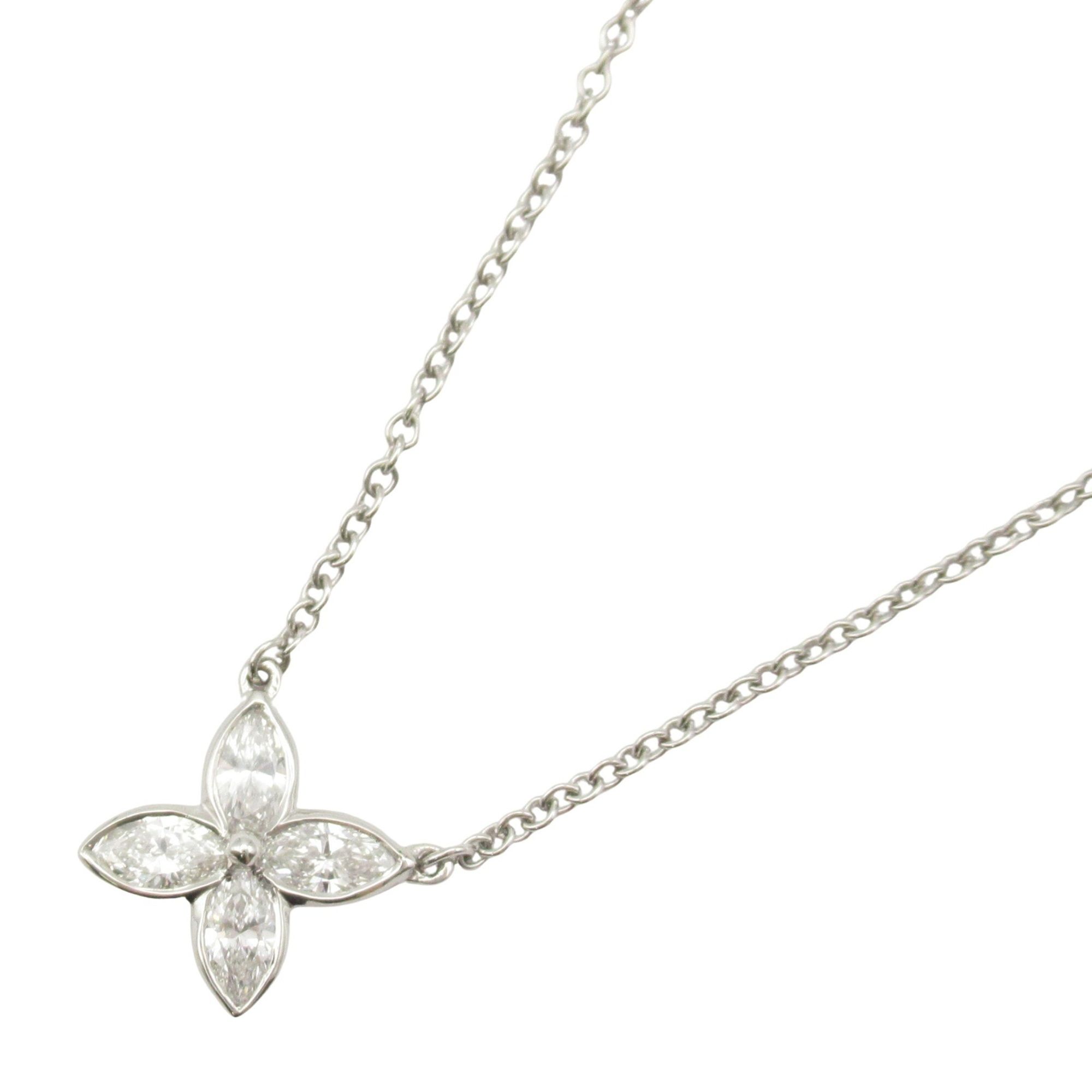Tiffany & Co. Victoria Diamond Necklace, Pt950 Platinum, Diamond, Women's, Clear