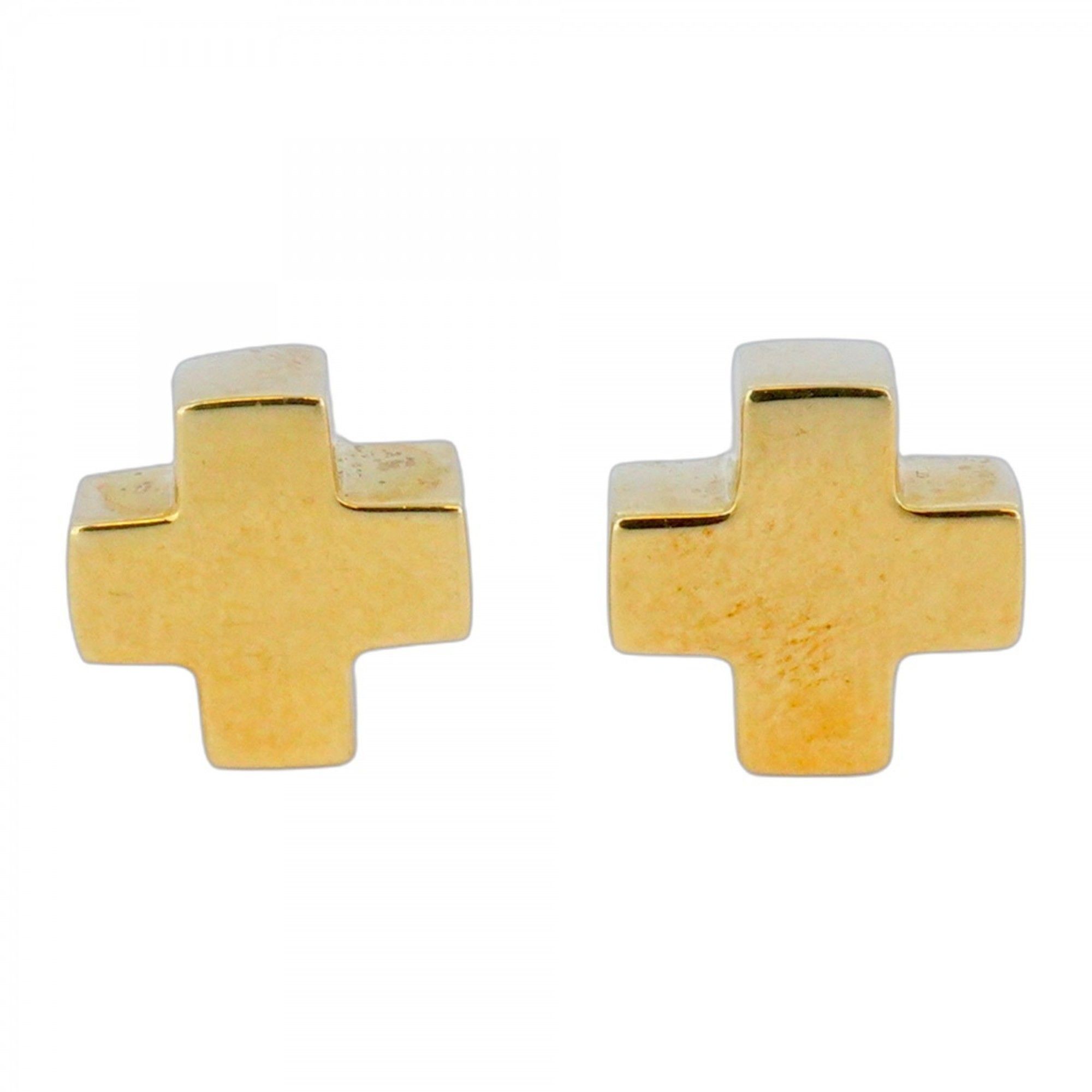 Tiffany Roman Cross Earrings in 18K Yellow Gold for Men and Women