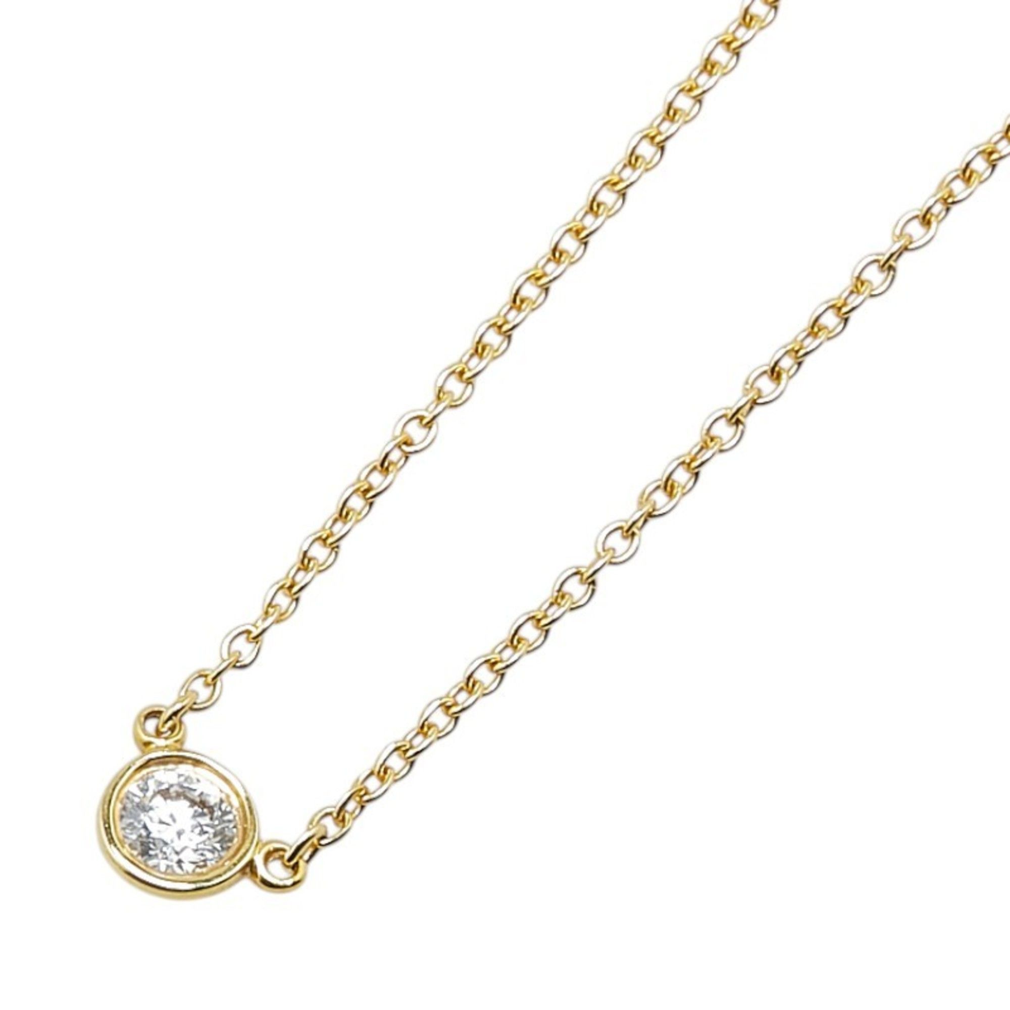 Tiffany & Co. by the Yard Diamond Necklace K18YG Yellow Gold Women's TIFFANY