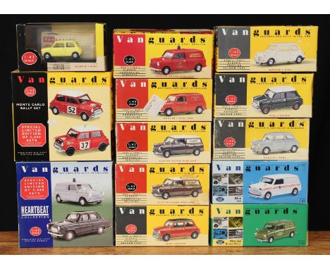 Vanguards 1:43 scale diecast model Minis, comprising HB2002 Heartbeat Collection Limited Edition set, boxed with certificate;