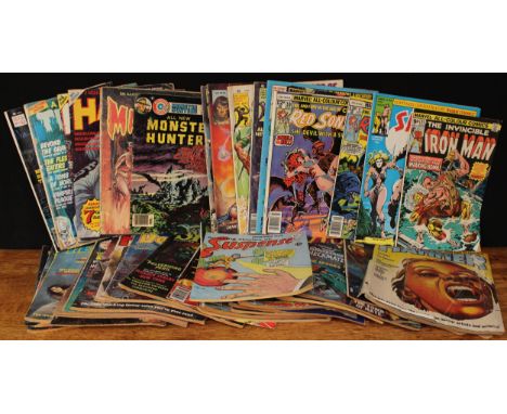Comics - 1960's and later, Marvel, DC and others including Daredevil, Captain America, Thor, Iron Man, Conan, Red Sonja, Sgt 