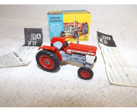 Corgi:- 66 Massey-Ferguson 165 tractor, boxed.