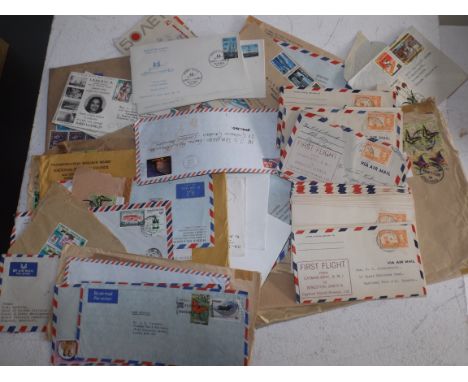 A quantity of 1947 Cayman Islands, First Flight to Jamaica and other covers.