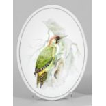 Porzellanbild mit Malerei von Brigitte Holtz