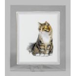 Porzellanbild mit Malerei von Brigitte Holtz