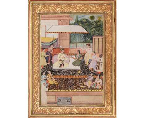 Portrait présumé du Prince moghol Daniyal Mirza (1572-1605)Inde moghole, vers 1610-1620Attribuable à Nadim Peinture d'album r