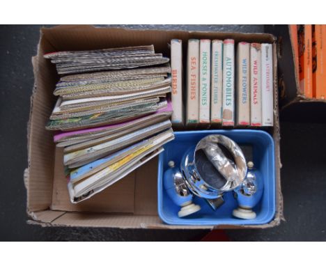 A collection of vintage Brooke bond picture card albums (21) together with a set of 1960s Observor series natural history boo