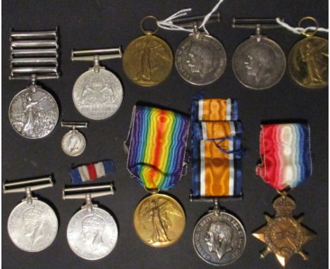 A Queen's South Africa medal, with five clasps for SA 1901, SA 1902, Transvaal, Orange Free State and Cape Colony, collar sta