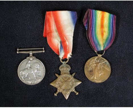 First World War trio of medals to 18904 Gnr F. Williams R.F.A /R.A to inc. British War medal, 1914-15 Star and Victory medal 