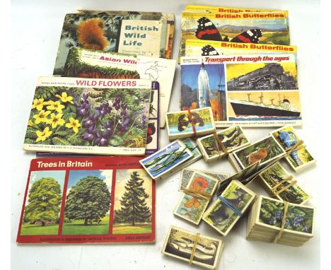 A large selection of vintage tea cards, most being by Brooke Bond, including albums