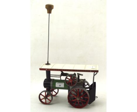 A vintage Mamod TE1A steam traction model, 17cm high