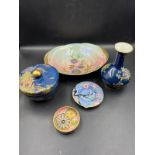 A selection of Carlton ware