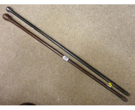 Two vintage canes