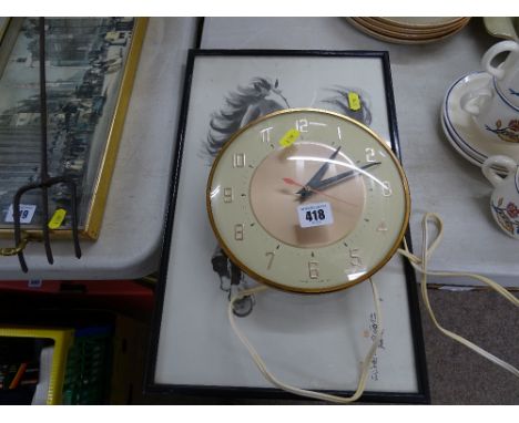 Vintage Metamec wall clock