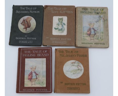 Potter, Beatrix The Tale of Pigling Bland Frederick Warne and Co, 1913, first edition, together with another later printing o