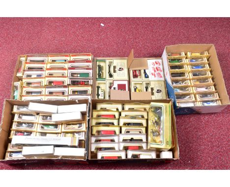 A LARGE SELECTION OF BOXED DIE-CAST LLEDO DAYS GONE MODEL VEHICLES,  some Royal mail models, collectors packs, a Royal Air Fo