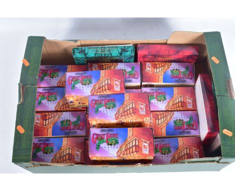 A TRAY CONTAINING A QUANTITY OF BOXED MATCHBOX MODELS OF YESTERYEAR GREAT BEERS OF THE WORLD vehicles and four other boxed mo