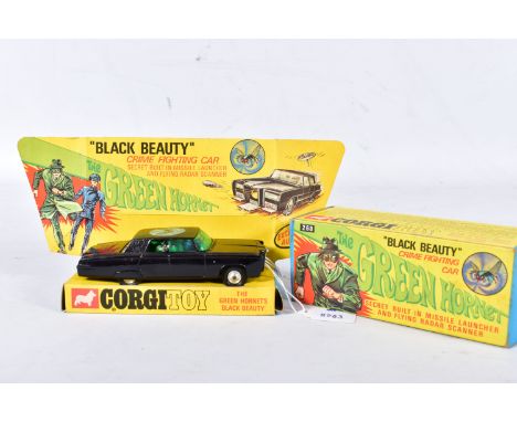 A BOXED CORGI TOYS THE GREEN HORNET'S 'BLACK BEAUTY', No.268, model complete and in lightly playworn condition with only very