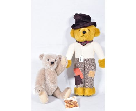 AN UNBOXED STEIFF LIMITED EDITION PERFEKT BEAR, No.662447, champagne plush body, limited edition No.450 of 2008, with certifi