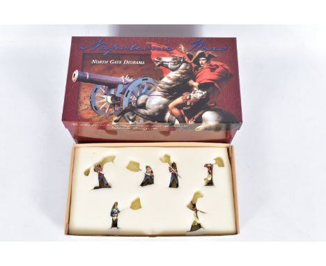 A BOXED BRITAINS NAPOLEONIC WARS NORTH GATE DIORAMA SET, No.00148, together with an extra set of the figures, both appear com