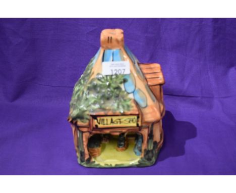 A mid century Derek Fowler studio pottery night light for the Village Shop.
