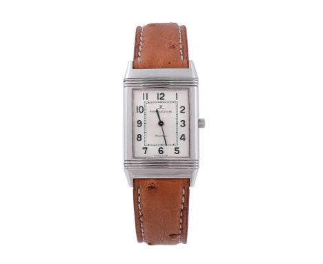 Jaeger LeCoultre, Reverso, ref. 250.8.86, a stainless steel wristwatch, no   Jaeger LeCoultre, Reverso, ref. 250.8.86, a stai