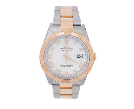 Rolex, Oyster Perpetual Datejust, ref. 16263, a two colour bracelet wristwatch   Rolex, Oyster Perpetual Datejust, ref. 16263