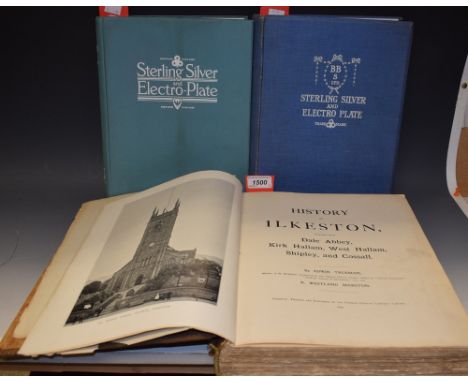 Books - A History of Ilkeston, Dale Abbey, Kirk Hallam, West Hallam, Shipley and Cossall, by Edwin Trueman, and R Westland Ma
